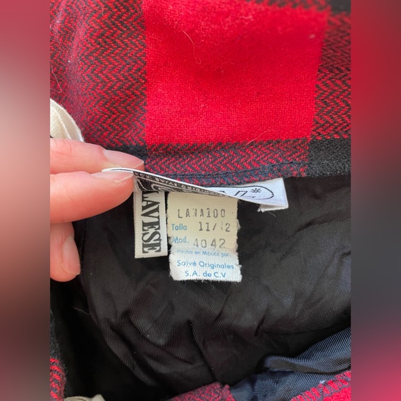 Vintage Buffalo plaid 100% wool trousers - Picture 9 of 14